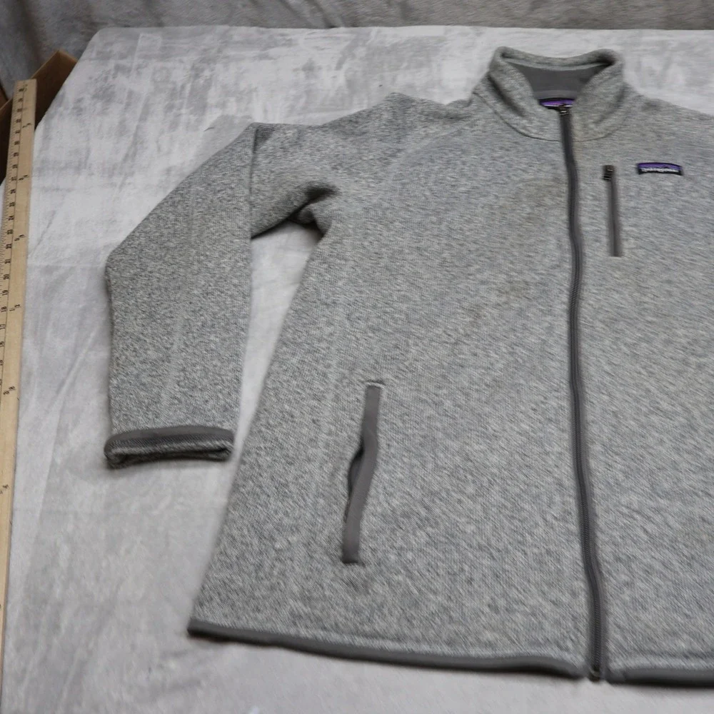 Patagonia Better Sweater Jacket Mens XL Gray Fleece Knit Full Zip Outdoor NEW